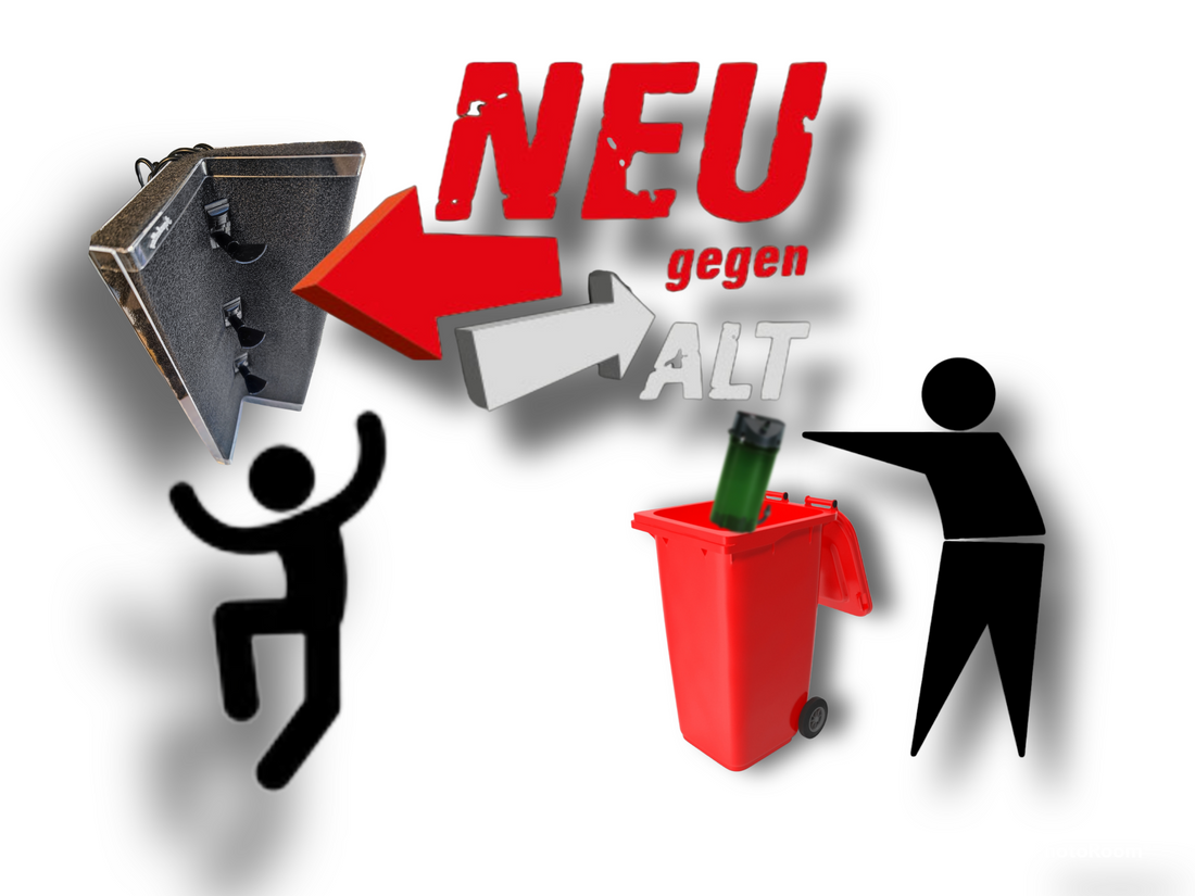 Filtertausch - alt gegen neu